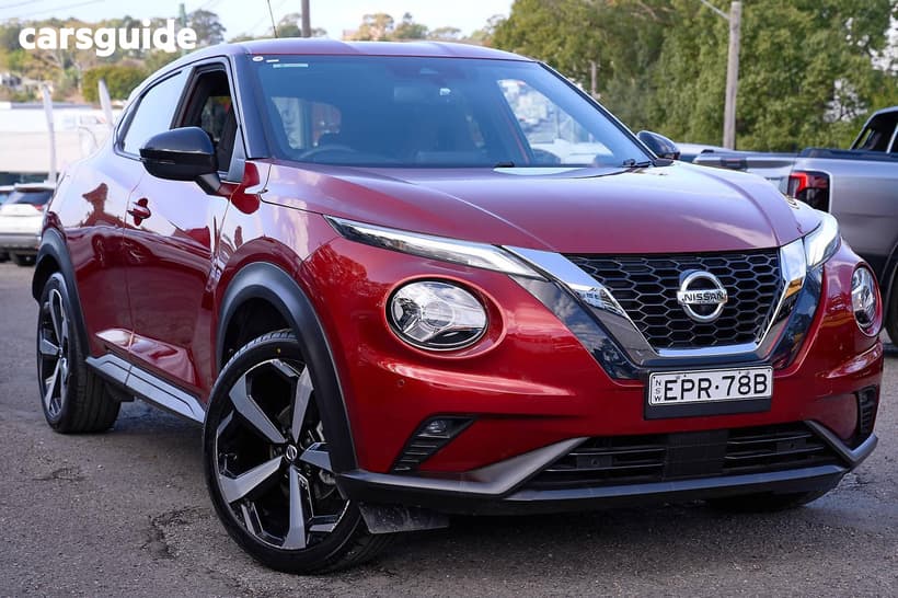 Red 2021 Nissan Juke Hatchback St-L