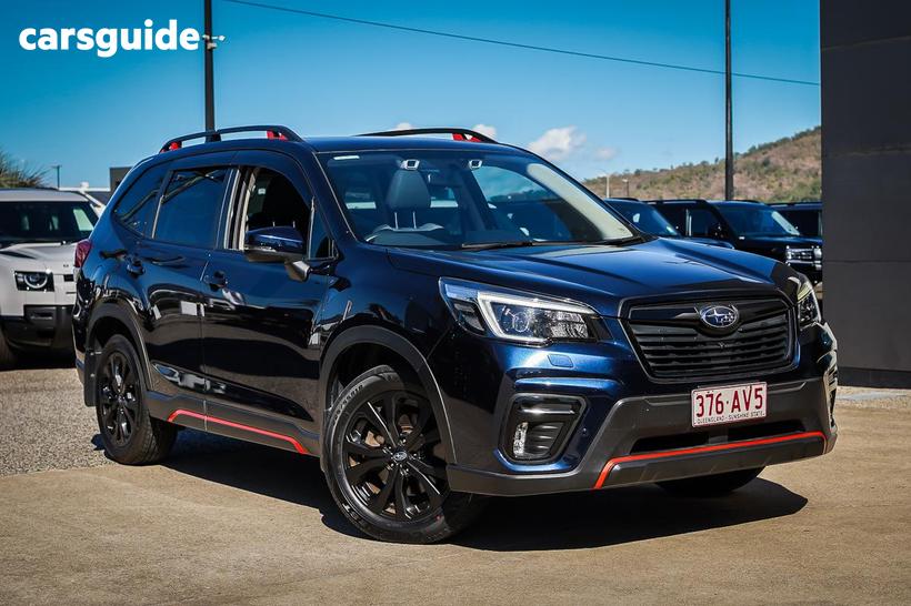 Blue 2021 Subaru Forester Wagon 2.5I Sport (Awd)