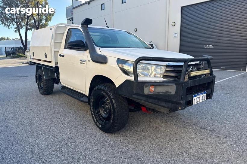 Black 2018 Toyota Hilux Cab Chassis Sr (4X4)