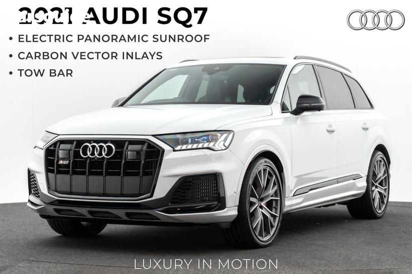 White 2021 Audi SQ7 Wagon Tdi V8 Quattro Mhev