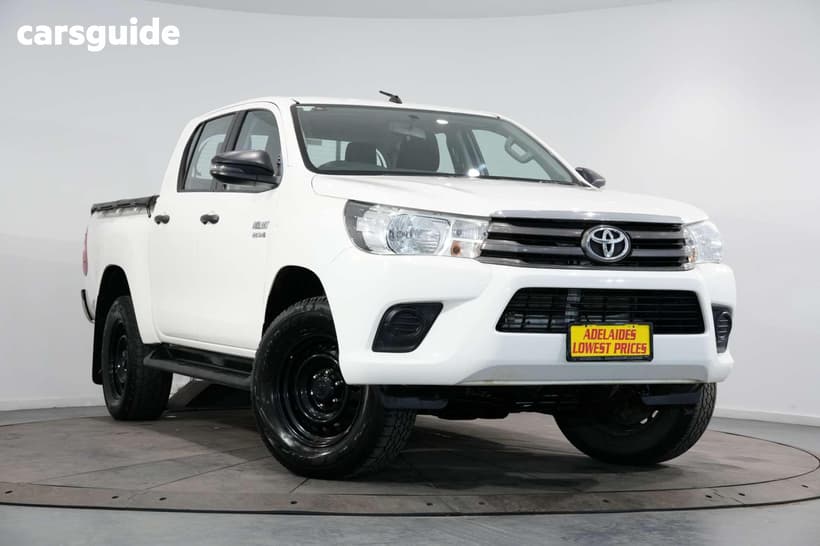 White 2018 Toyota Hilux Dual Cab Utility Sr Hi-Rider