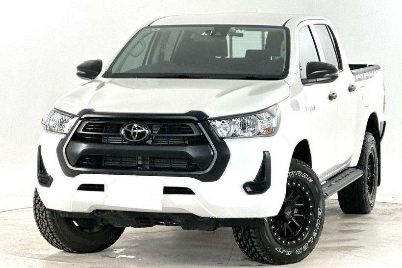 White 2023 Toyota Hilux Double Cab Pick Up Workmate (4X4)