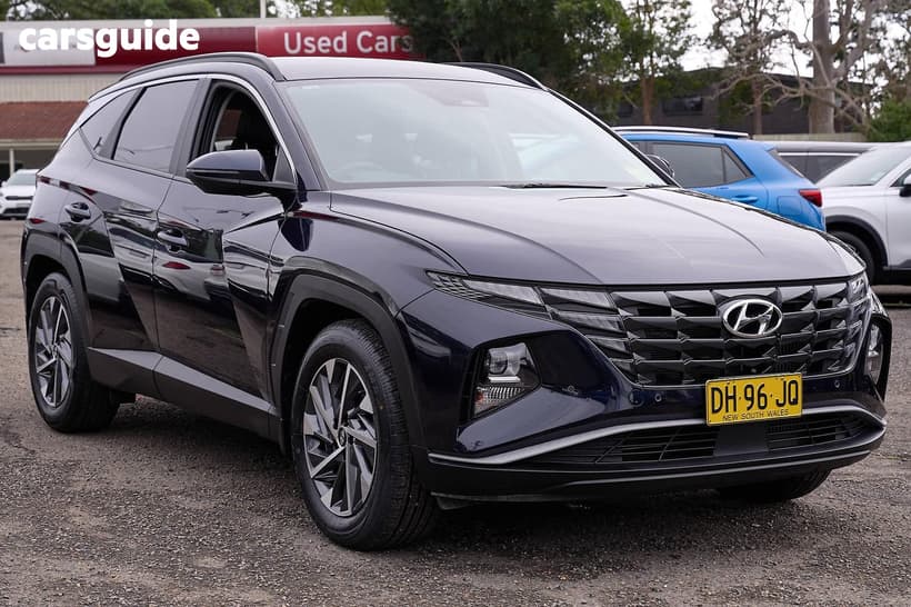 Blue 2023 Hyundai Tucson Wagon Elite (Awd)