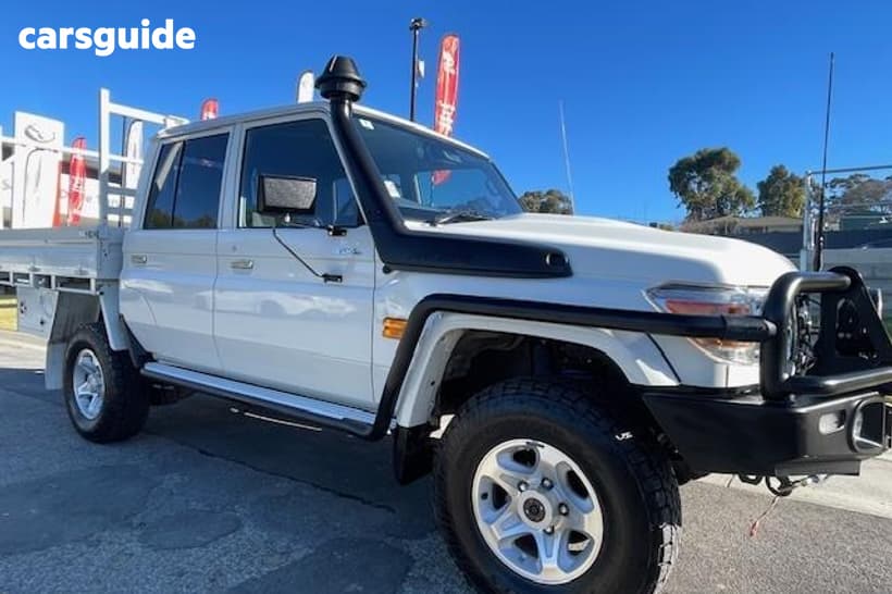 White 2023 Toyota Landcruiser Double Cab Chassis Lc79 Gxl