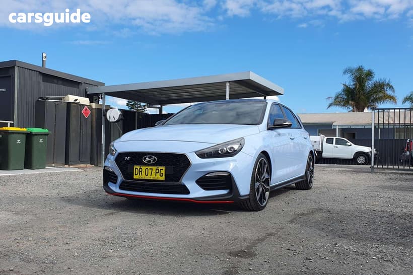 Blue 2018 Hyundai I30 Hatchback N Performance
