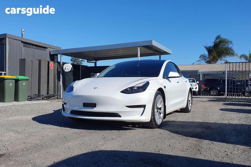White 2021 Tesla Model 3 Sedan Long Range Awd
