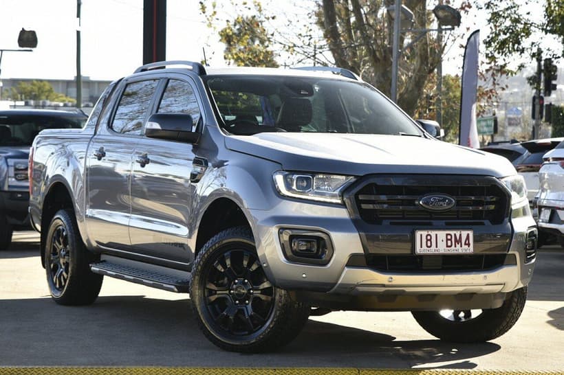 Silver 2020 Ford Ranger Double Cab Pick Up Wildtrak 2.0 (4X4)