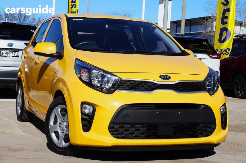 Yellow 2019 Kia Picanto Hatchback S (Aeb)