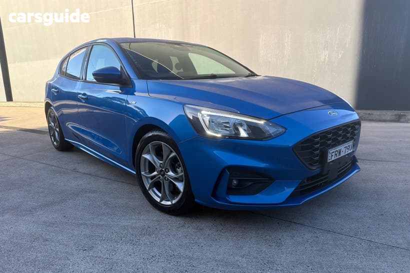 Blue 2020 Ford Focus Hatchback St-Line