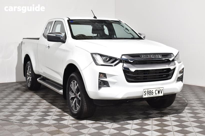 White 2023 Isuzu D-MAX Space Cab Utility Ls-U (4X4)