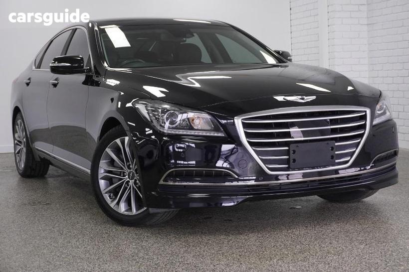 Black 2017 Genesis G80 Sedan 3.8