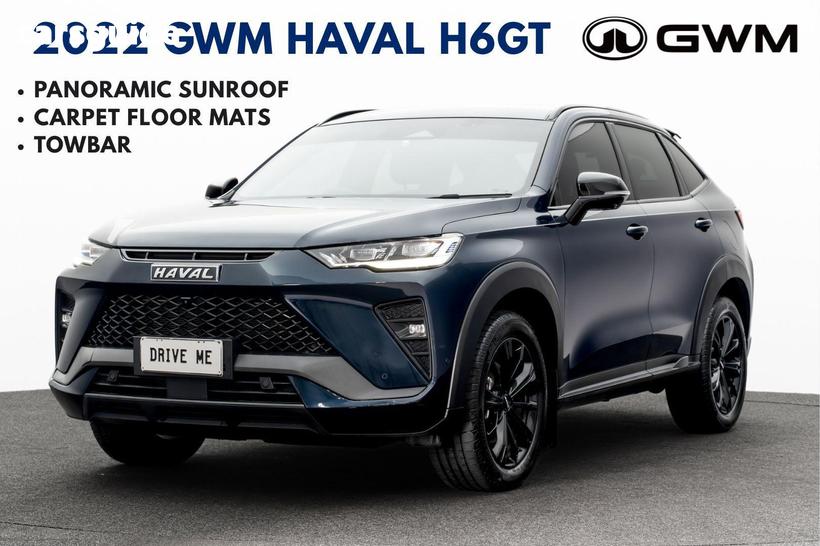 Blue 2022 GWM Haval H6GT Wagon Ultra (4Wd)