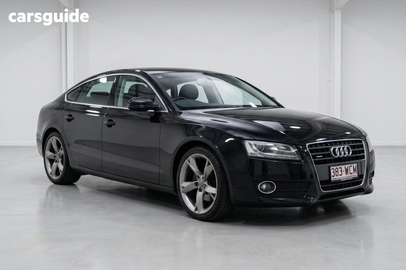 Black 2010 Audi A5 Hatchback Sportback 2.0 Tfsi Quattro