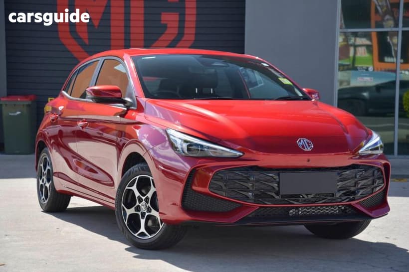 Red 2025 MG MG3 Hatchback Essence