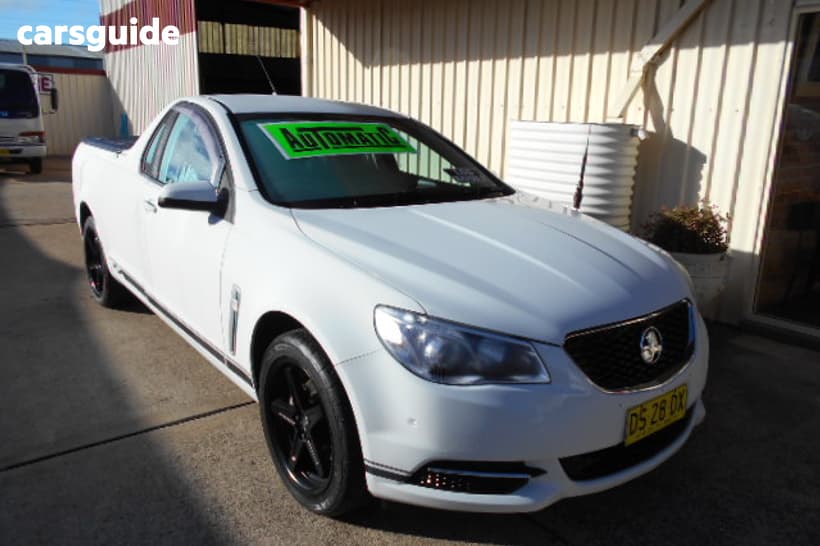 White 2016 Holden UTE Utility