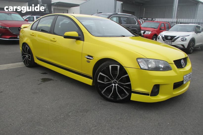 Yellow 2011 Holden Commodore Sedan Ss