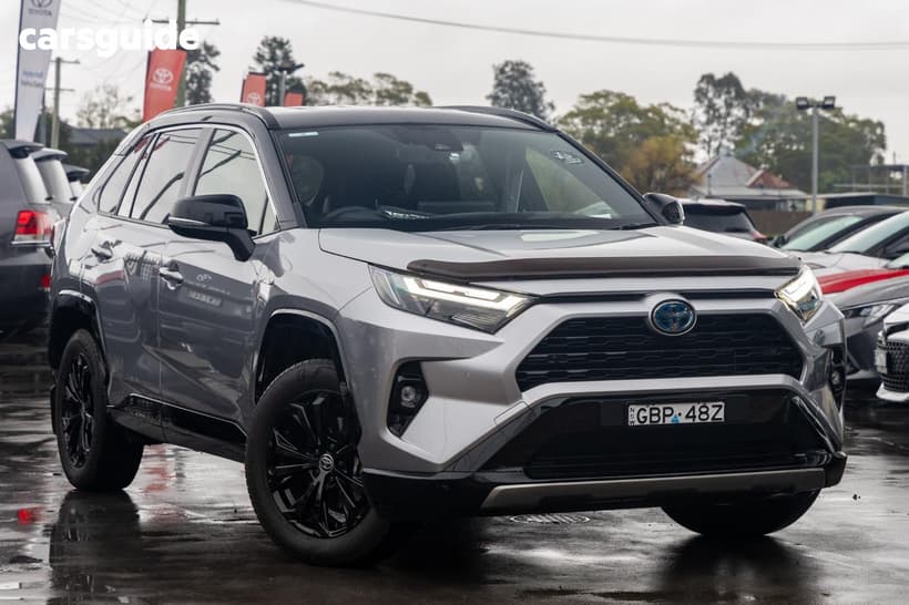 Silver 2023 Toyota RAV4 Wagon Xse (Awd) Hybrid Premium Paint