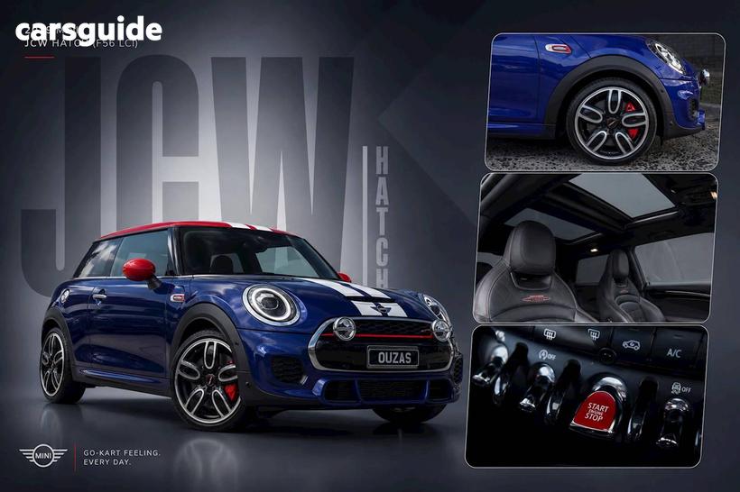 Blue 2019 Mini Cooper Hatchback John Cooper Works 3D Hatch