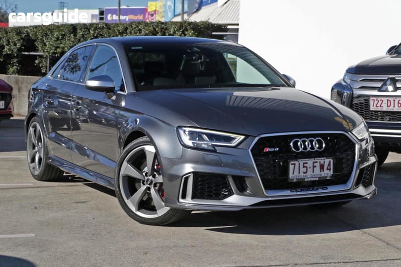 Grey 2018 Audi RS3 Sedan Quattro