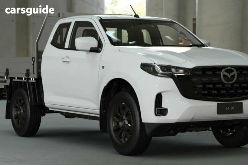White 2026 Mazda BT-50 Freestyle Cab Chassis Xt (4X2)
