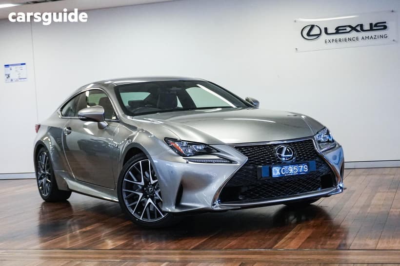 Silver 2018 Lexus RC350 Coupe F Sport