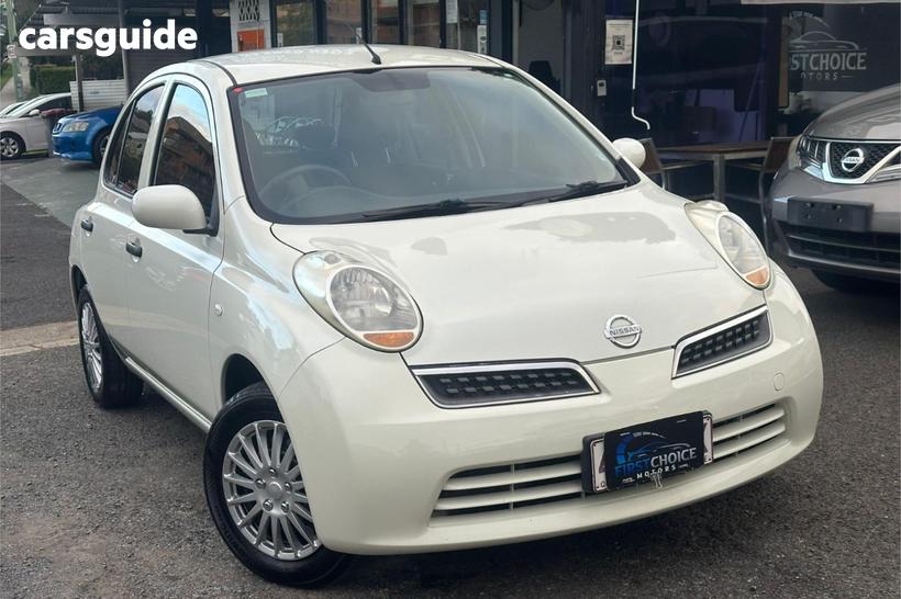 White 2010 Nissan Micra Hatchback