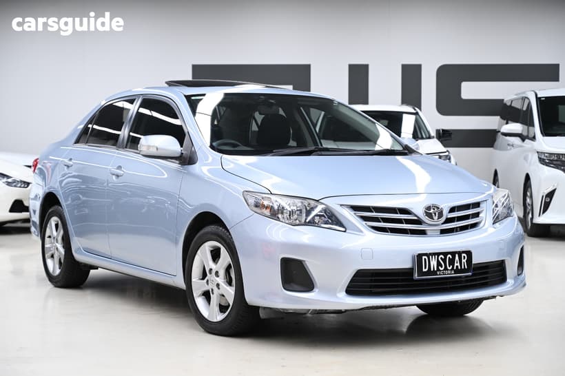 Blue 2011 Toyota Corolla Sedan Conquest