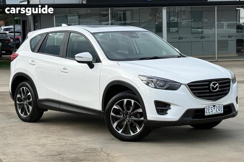 White 2015 Mazda CX-5 Wagon Grand Tourer (4X4)