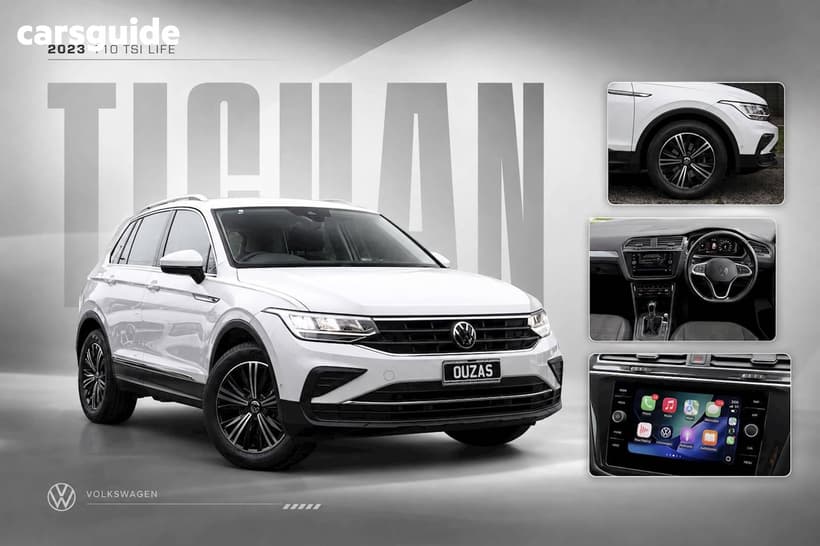 White 2023 Volkswagen Tiguan Wagon 110Tsi Life