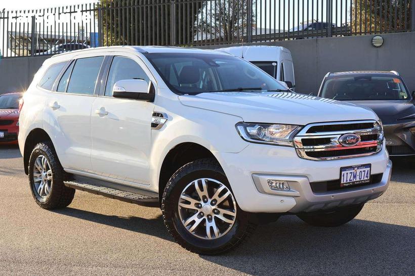 White 2015 Ford Everest Wagon Trend