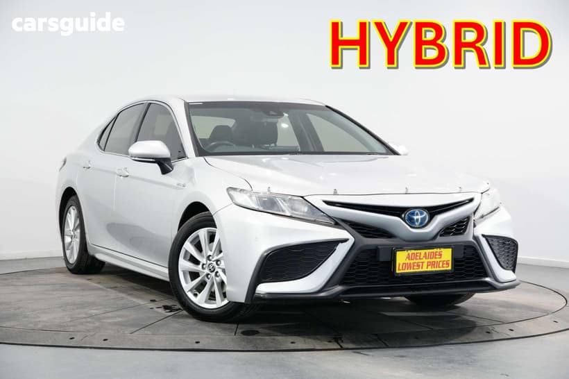 Silver 2022 Toyota Camry Sedan Ascent Sport Hybrid