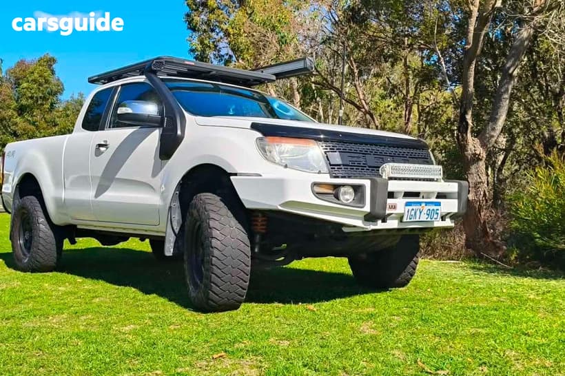 White 2013 Ford Ranger Super Cab Utility Xlt 3.2 (4X4)