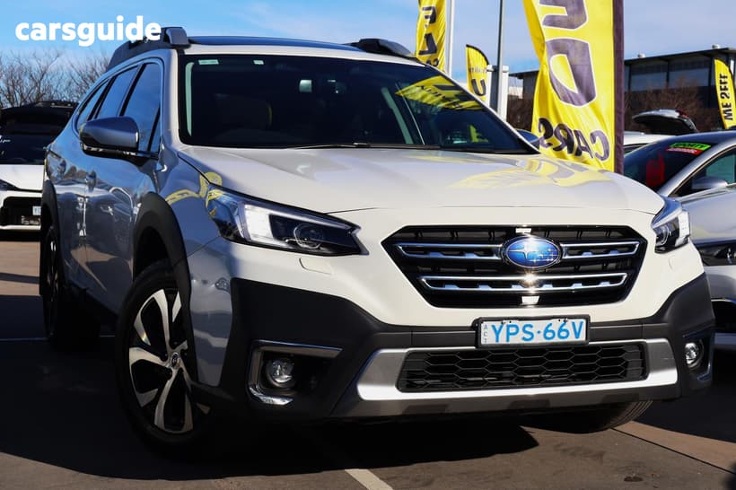 White 2021 Subaru Outback Wagon Awd Touring
