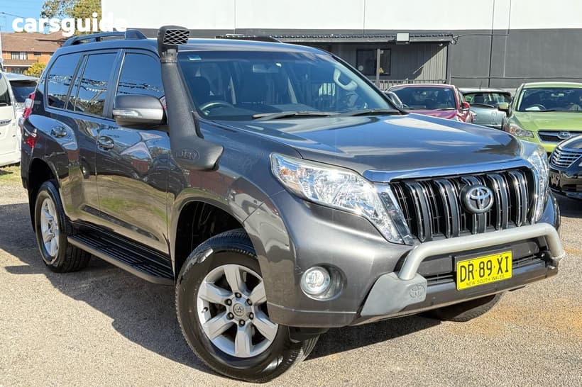 Grey 2014 Toyota Land Cruiser Prado SUV GXL KDJ150R MY14 WAGON