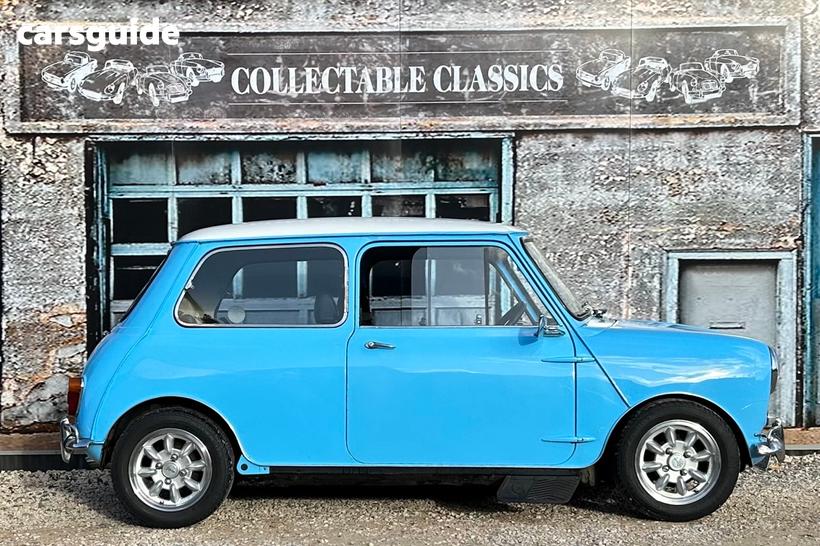 Blue 1967 Morris Mini Coupe