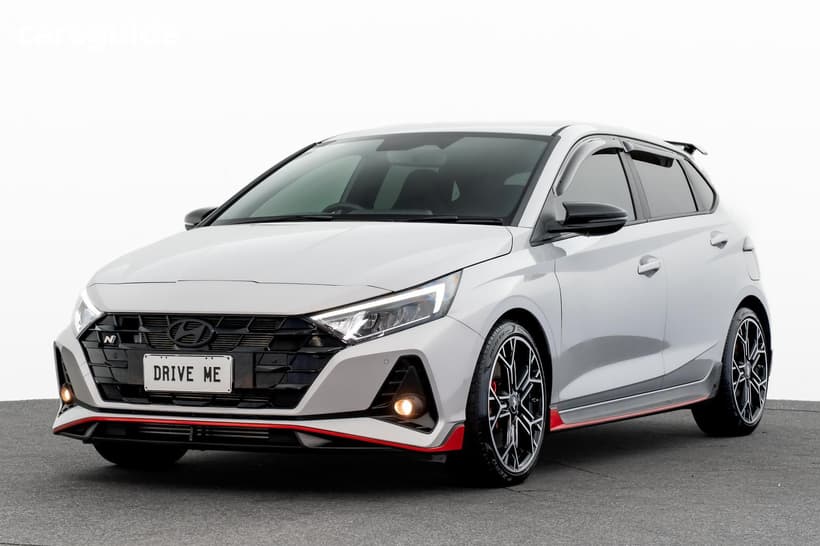 Grey 2024 Hyundai I20 Hatchback N