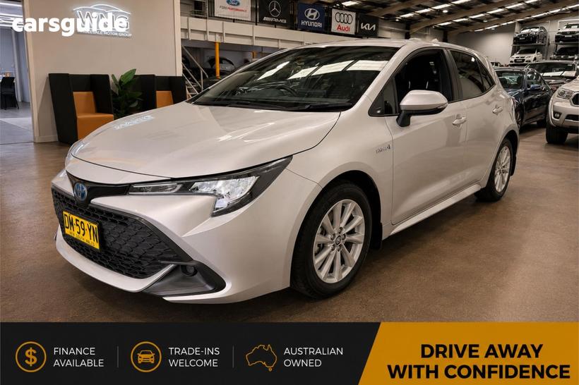 Silver 2024 Toyota Corolla Hatchback Ascent Sport Hybrid