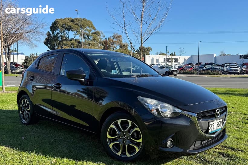 Black 2015 Mazda 2 Hatchback Genki