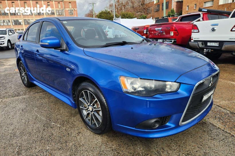 Blue 2014 Mitsubishi Lancer Sedan Es Sport