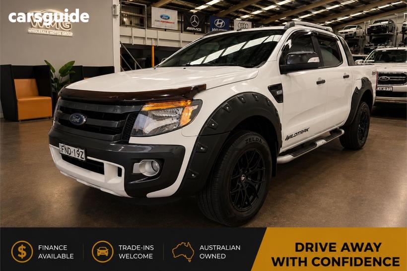 White 2013 Ford Ranger Crew Cab Utility Wildtrak 3.2 (4X4)