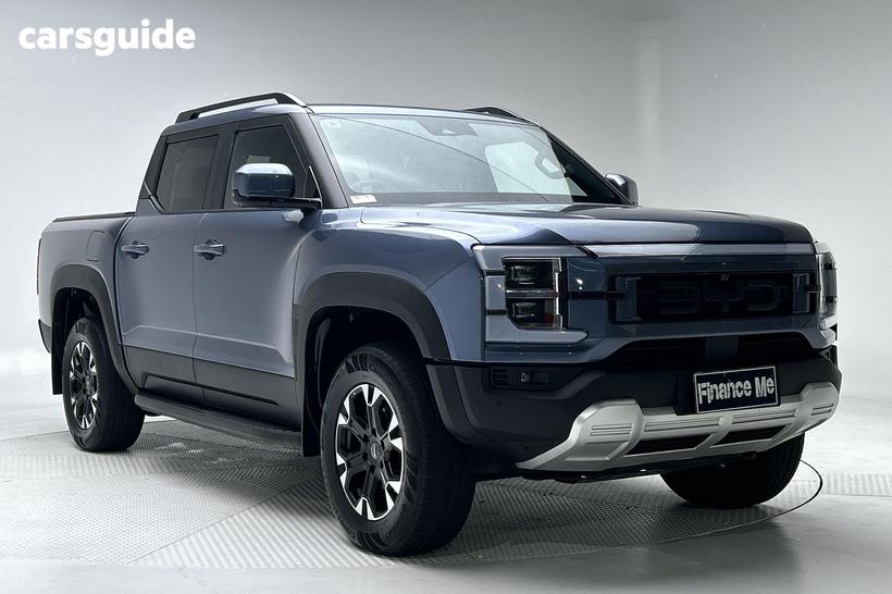 Blue 2025 BYD Shark 6 Dual Cab Utility Dual Motor Premium
