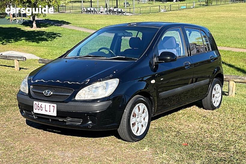 Black 2008 Hyundai Getz Hatchback Sx