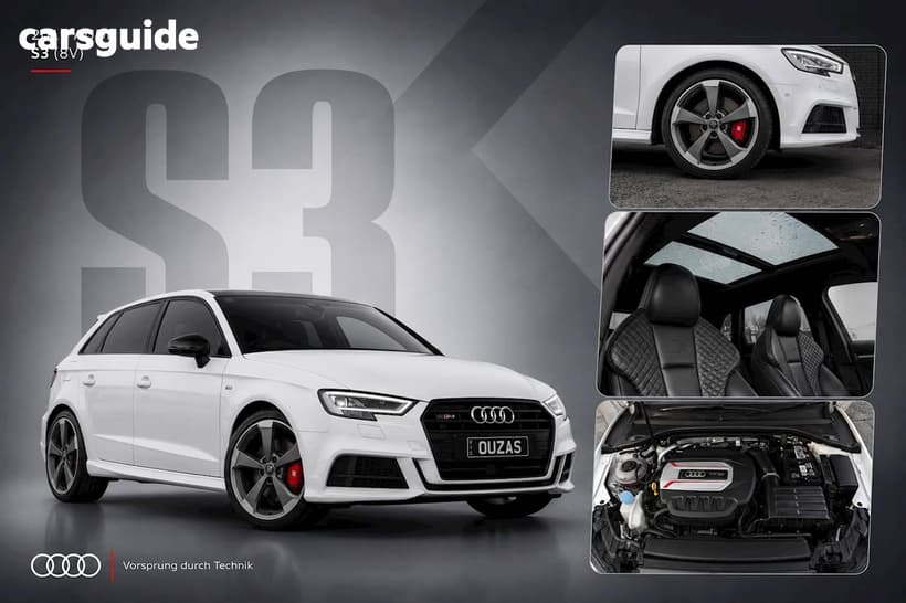 White 2019 Audi S3 Hatchback Sportback 2.0 Tfsi Quattro