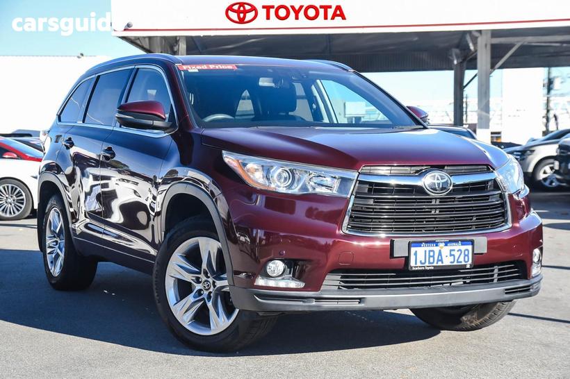 Red 2016 Toyota Kluger Wagon Grande (4X4)