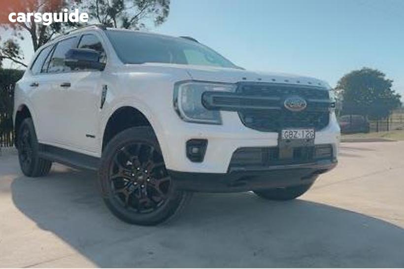 White 2023 Ford Everest Wagon Sport (4Wd)
