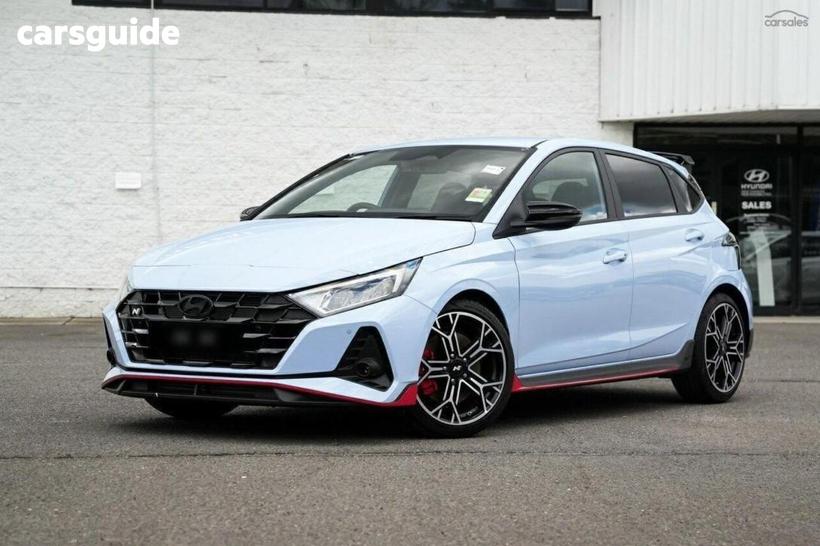 Blue 2026 Hyundai I20 Hatchback N