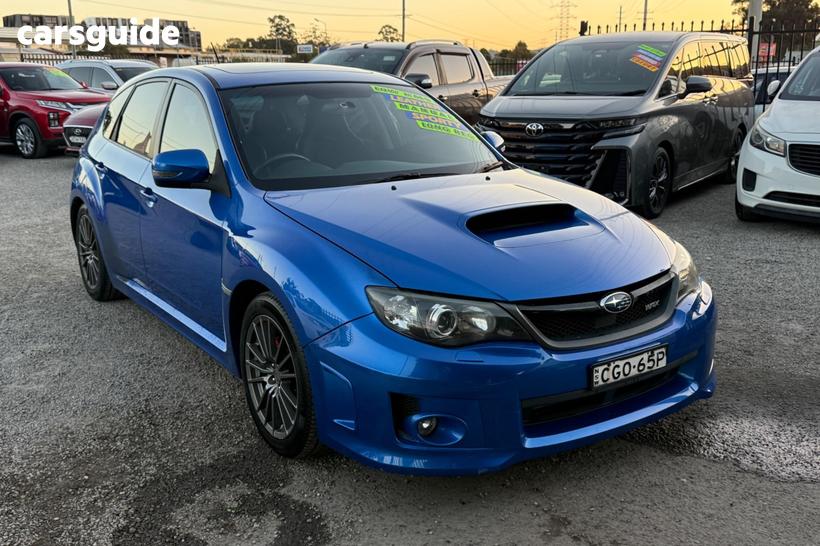 Blue 2012 Subaru WRX Hatch (AWD) MY12