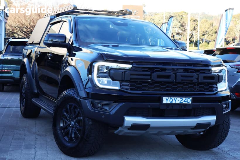 Black 2023 Ford Ranger Double Cab Pick Up Raptor 3.0 (4X4)