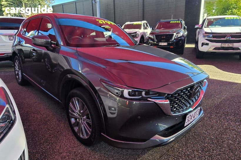 Grey 2022 Mazda CX-5 Wagon Akera Turbo (Awd)