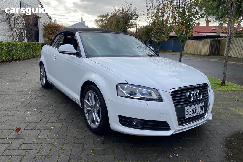 White 2010 Audi A3 Cabriolet 2.0 Tfsi Ambition